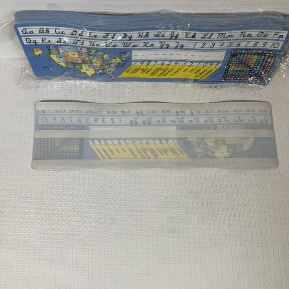 30 Student Desk Helper Elementary Primary School Alphabeth Place Value Chart Map - Picture 9 of 11